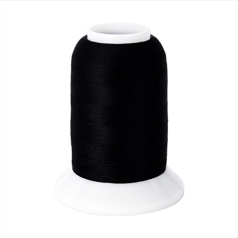 YLI Threads Woolly Nylon – Serger Thread for Stretch & Knit Fabrics – Black - Image 1